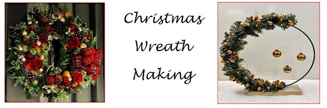 Christmas Wreath Making. at Heskin Hall