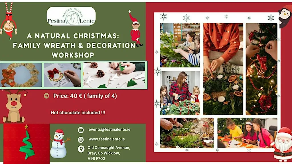 Family Christmas: Nature Wreath & Eco-Decorations - Making Together 2026