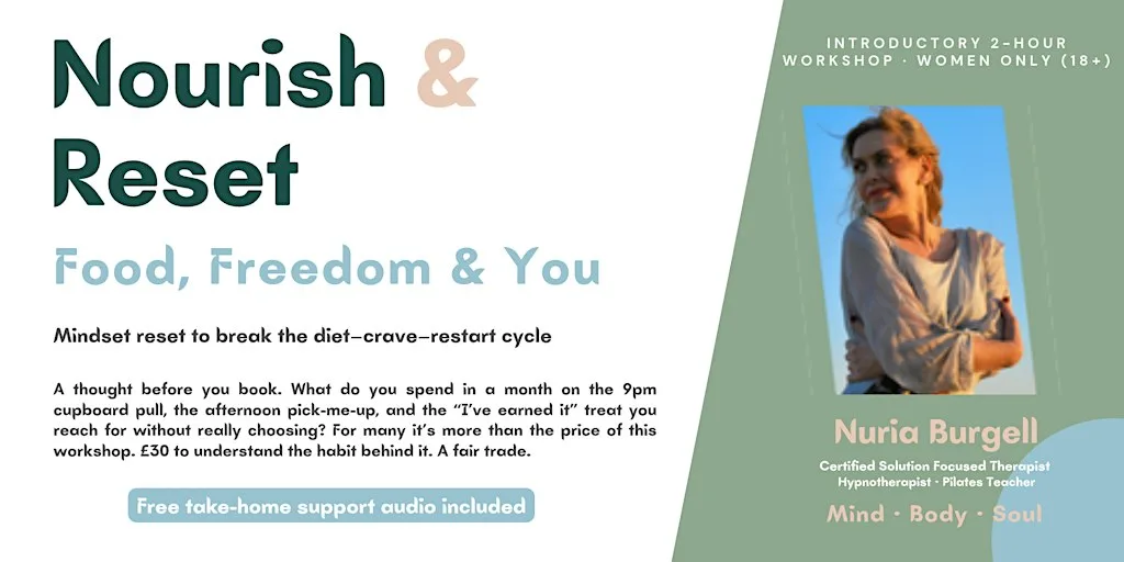 Nourish & Reset — Food, Freedom & You: A Mindset Reset for Women