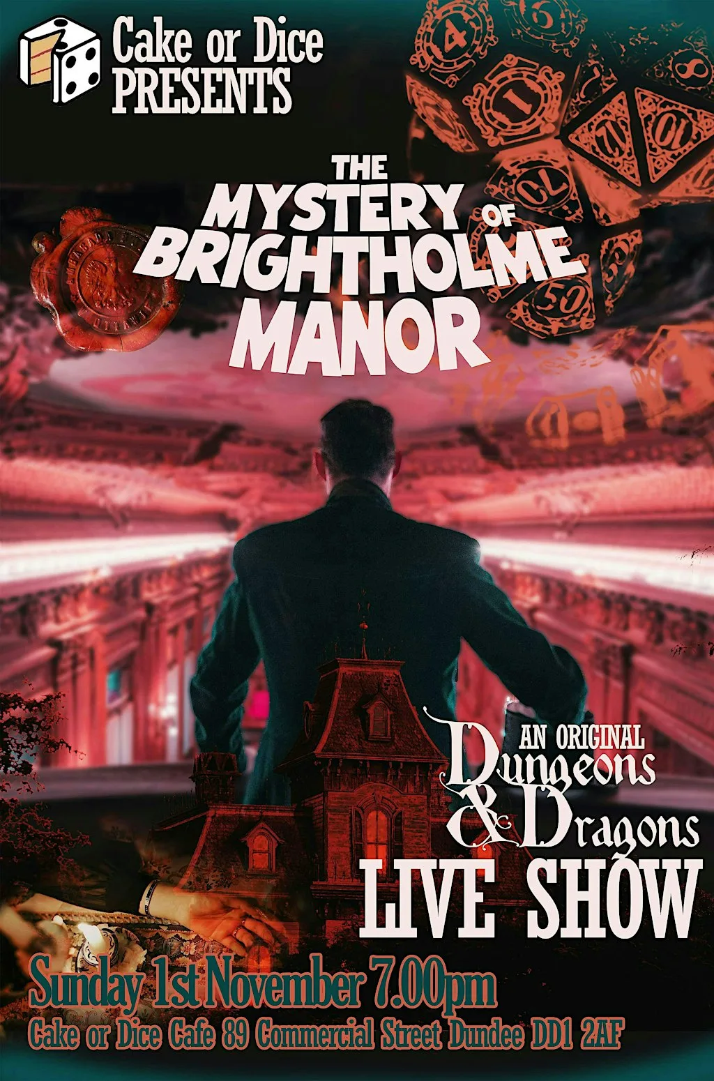 The Mystery of Brightholme Manor - Interactive Dungeons & Dragons Live Show at Cake or Dice
