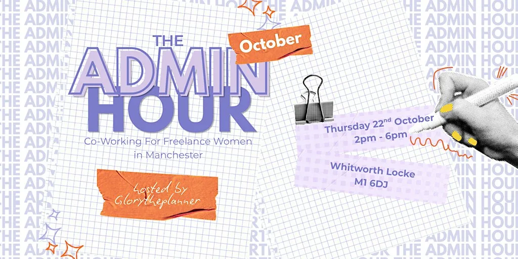 Coworking for Creative Freelancers [October] | The Admin Hour at Whitworth Locke, Civic Quarter