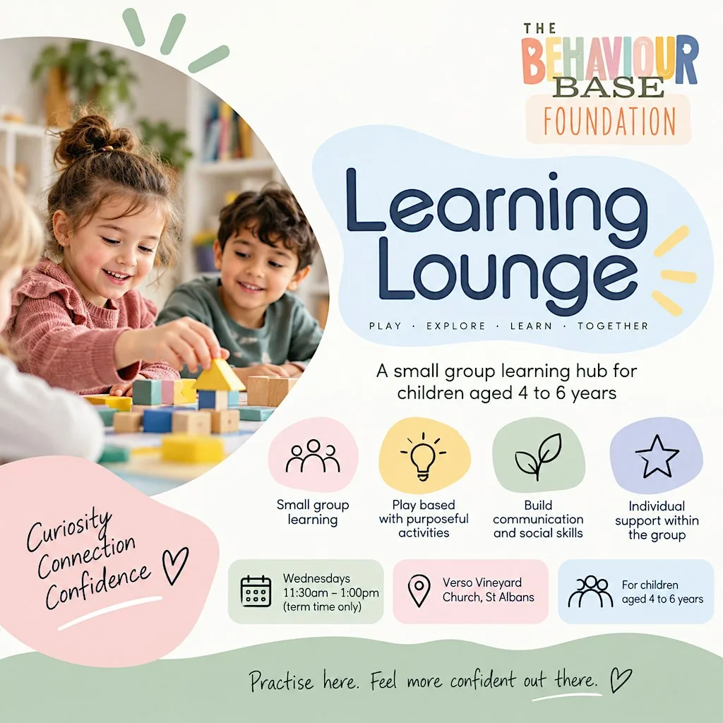 Learning Lounge (ages 4 to 6) 6 sessions