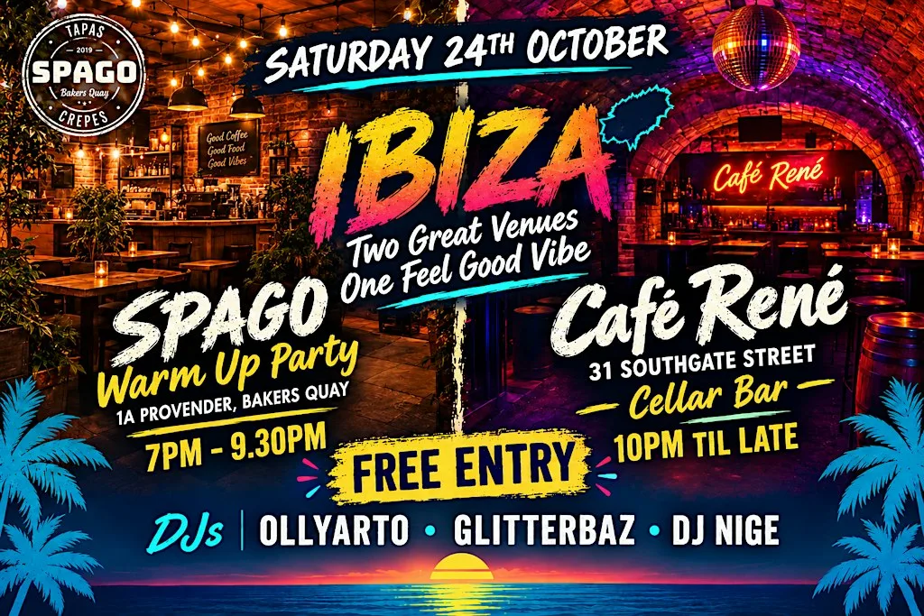 Ibiza In The Vaults - Ibiza Classics 24th October at Café René