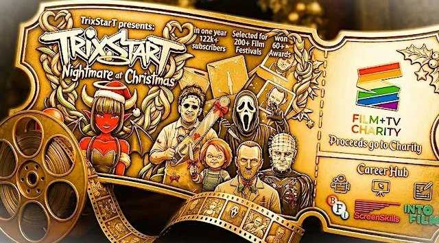 TrixStarT: Nightmare at Christmas Art & Cinema FREE at Crypt Gallery