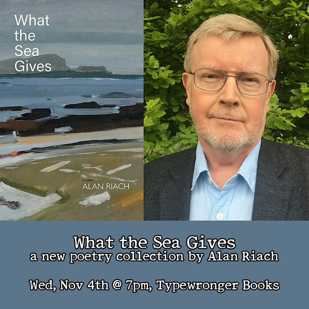 What the Sea Gives: a new poetry collection by Alan Riach at Typewronger Books