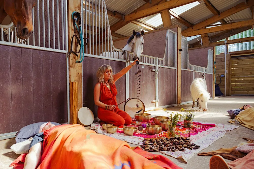 Sound Bath with Horses at Dundaniel House