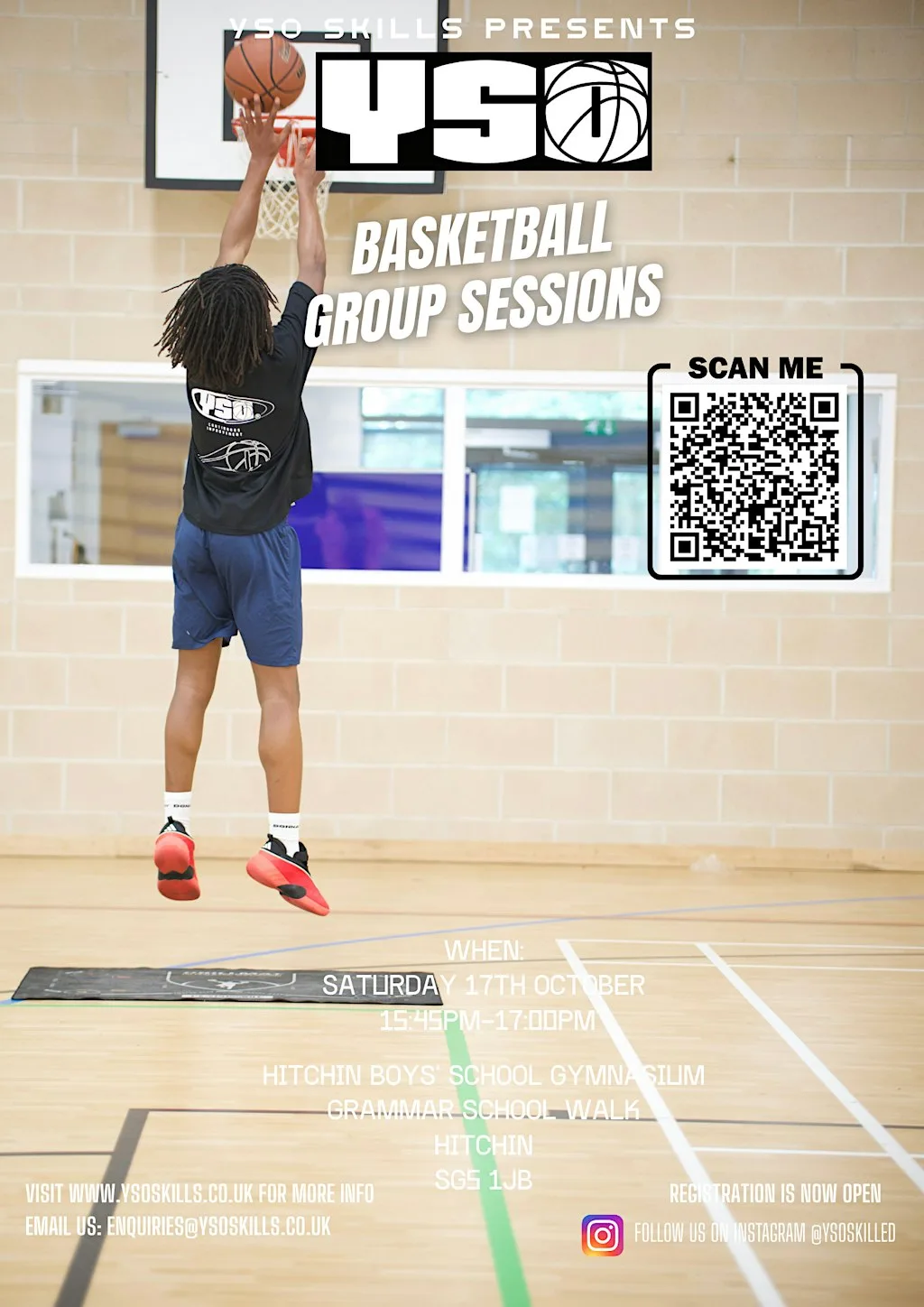 YSO Skills Basketball Group Session - Saturday 17th October