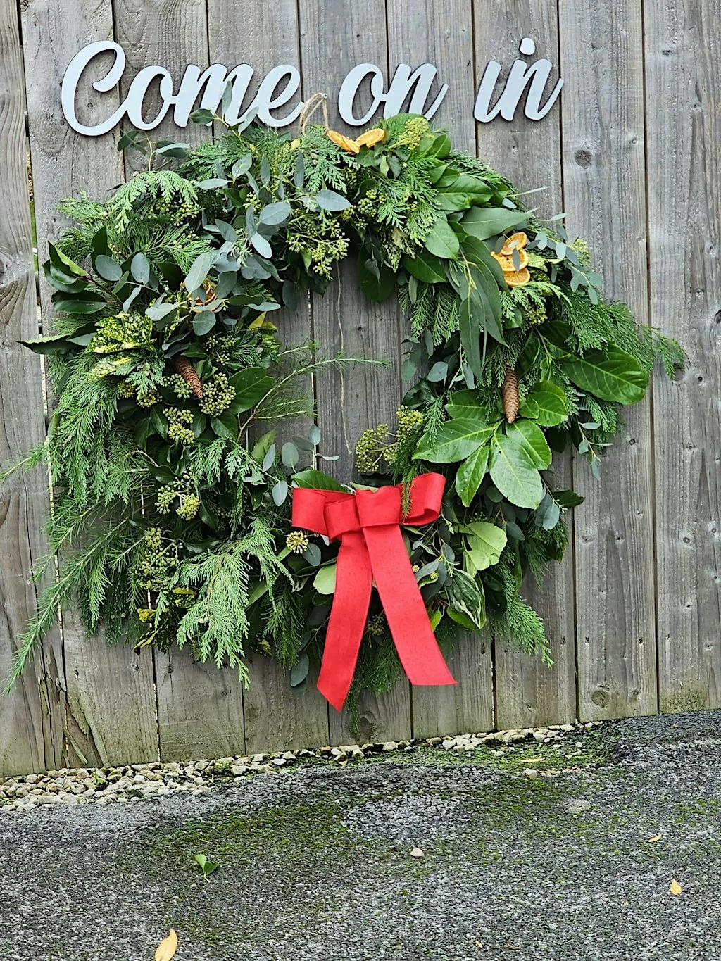 Christmas Wreath Making Workshop at Annaharvey Farm