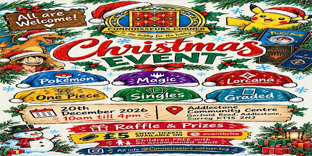 Connoisseurs Corner Christmas card and Collectables show