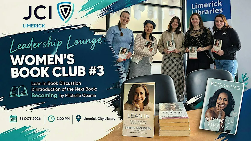 Leadership Lounge: Women’s Book Club #3 JCI Limerick at Limerick City Library
