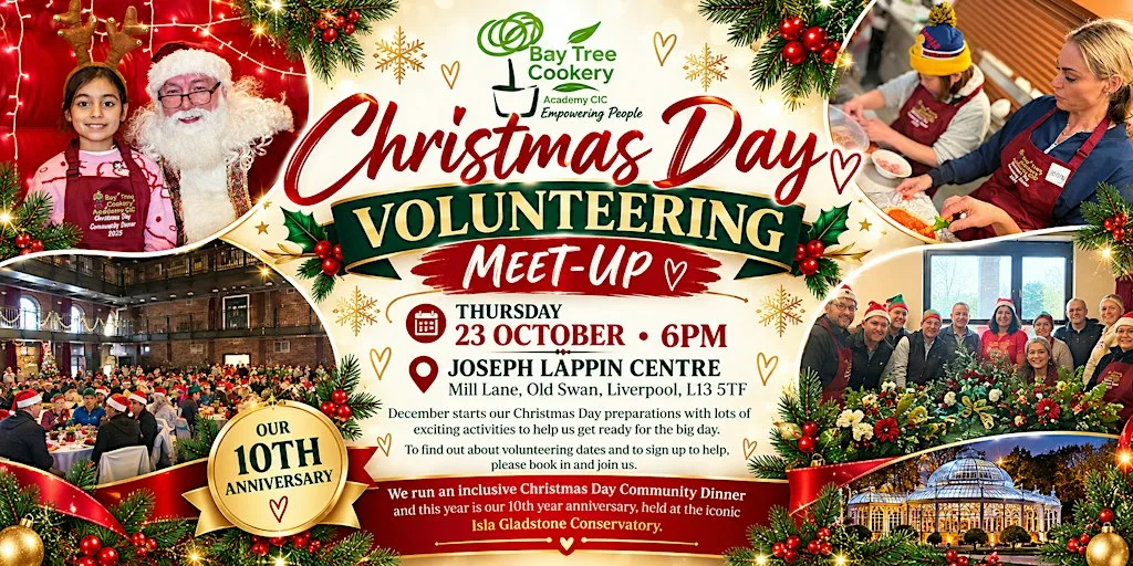 Volunteering for Christmas Day sign up and meet up at Joseph Lappin Community Centre