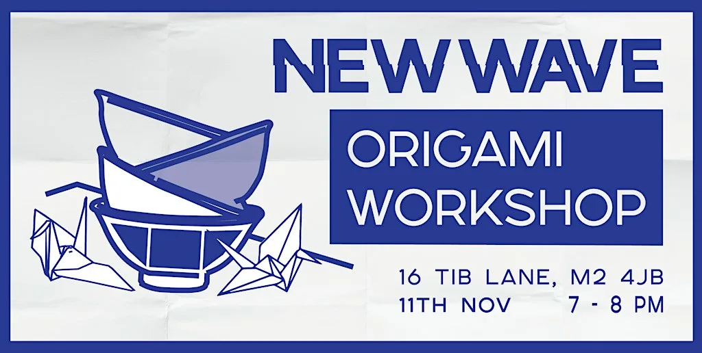 Origami Workshop at New Wave Ramen with Nia Makes