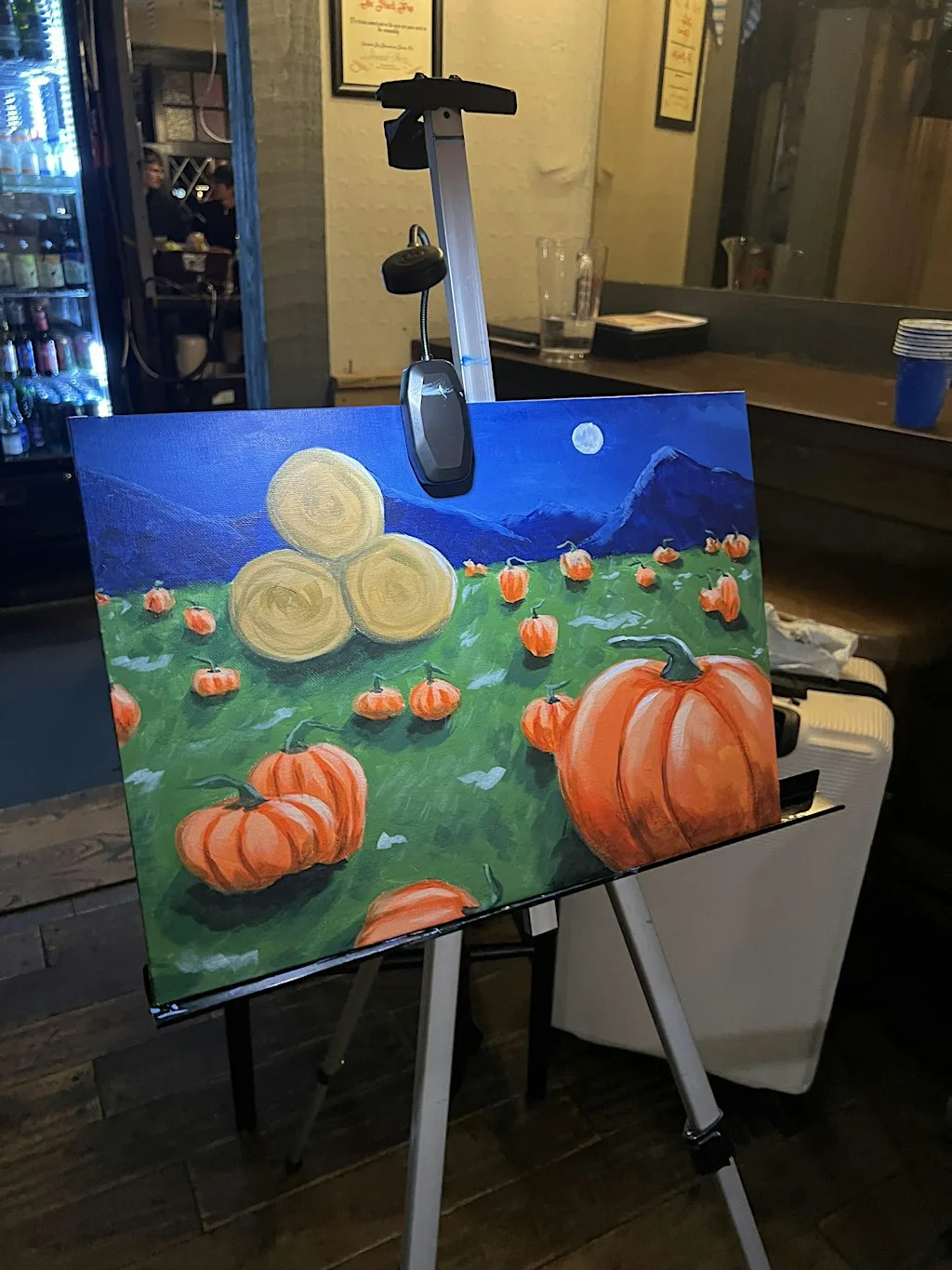 Paint & Sip @ Paramo Lounge, Solihull - “Pumpkin Patch”
