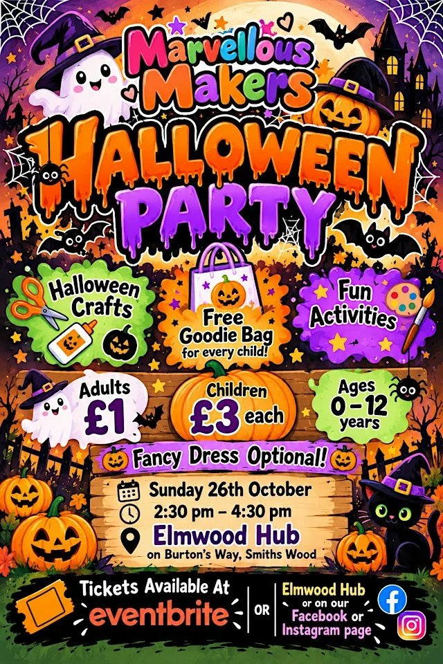 Halloween party at Marvellous Makers CIC