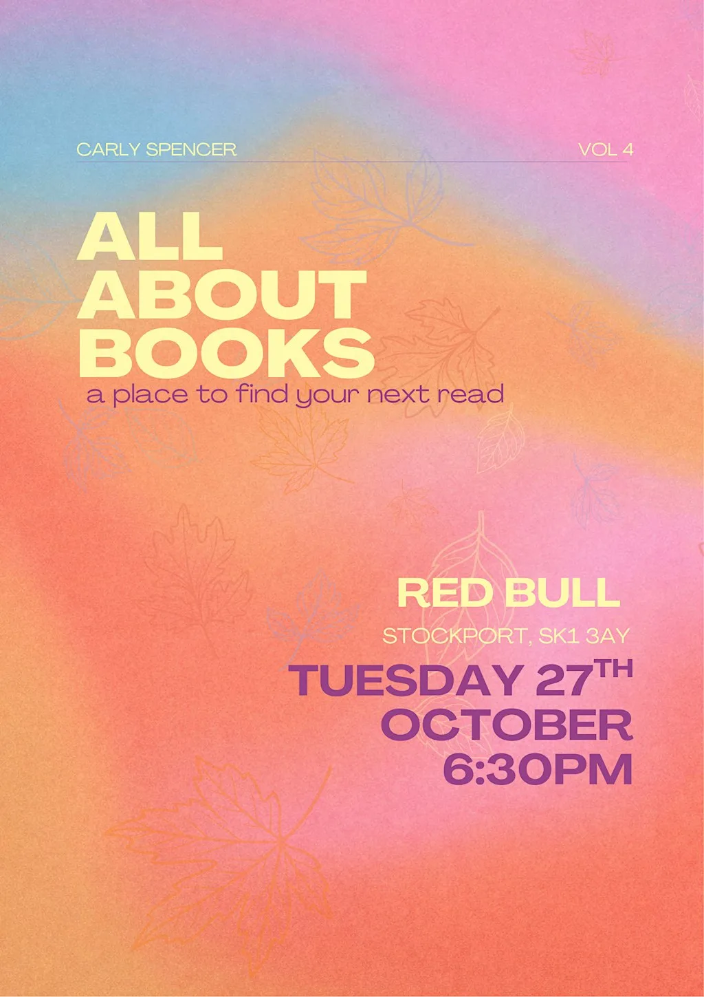 All About Books at Red Bull, Stockport