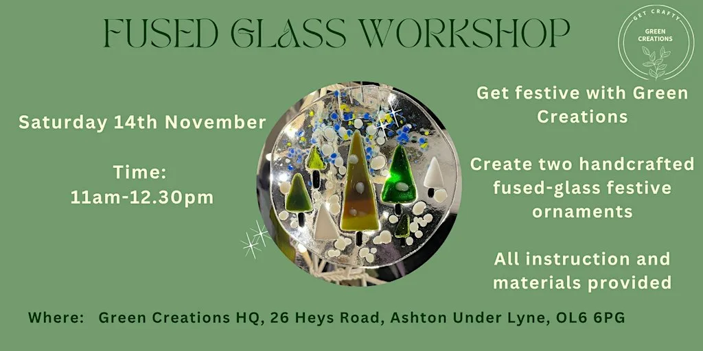 Festive Fused Glass Ornament Workshop