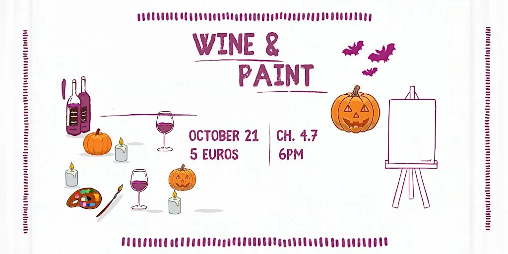 Halloween Wine and Paint at CH4.7, Dublin Business School