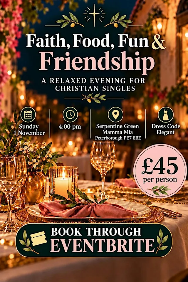 Faith, Fun, Food & Friendship: A Relaxed Evening For Christian Singles at Mamma Mia by SubExpress
