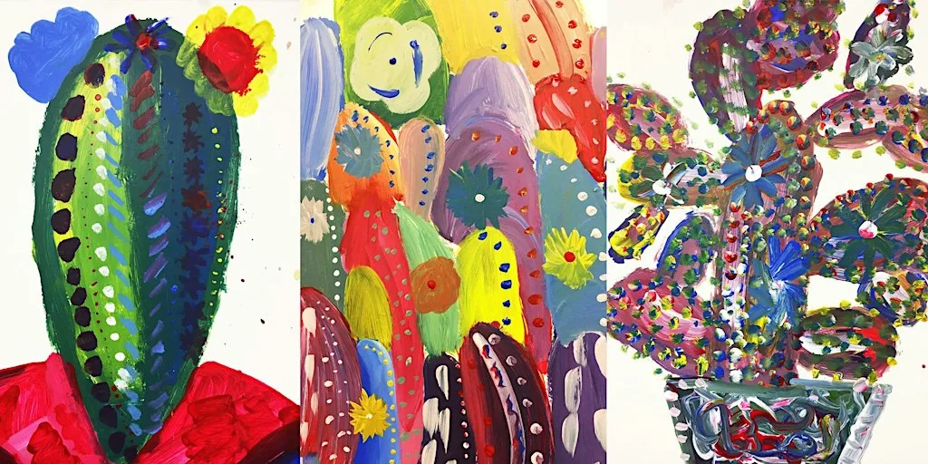 Colourful Cacti with Ellie Sandall (Artivity) at Artivity