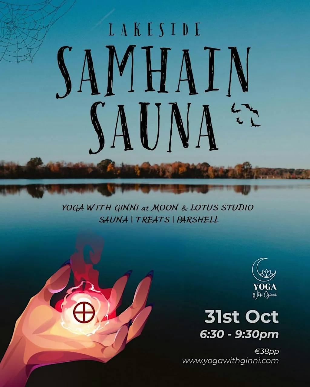 Lakeside Samhain Sauna: Yoga | Sauna | Ritual & Connection at Moon & Lotus Studio