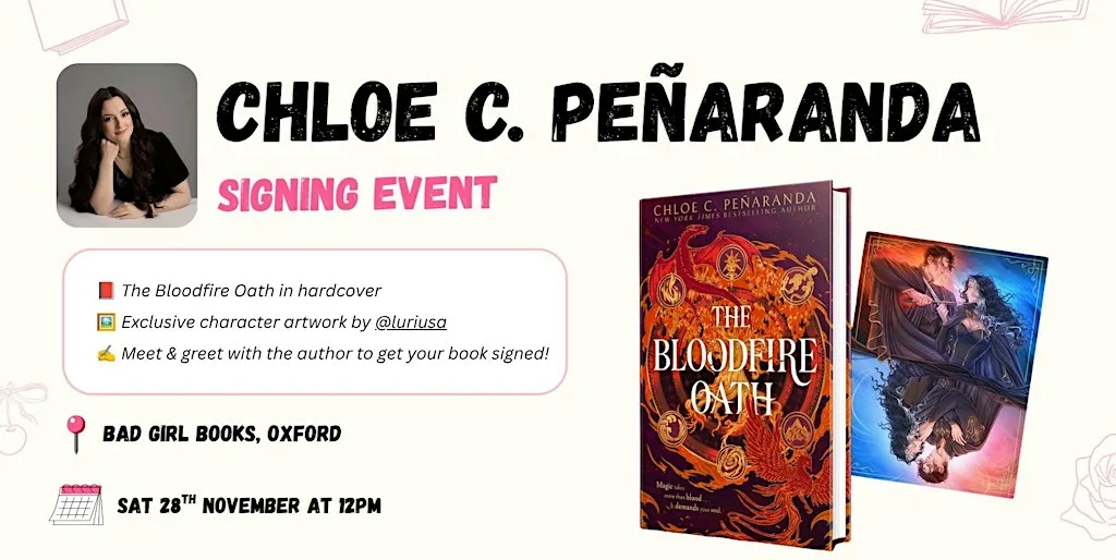 Chloe C. Peñaranda signing event at 29 Walton St