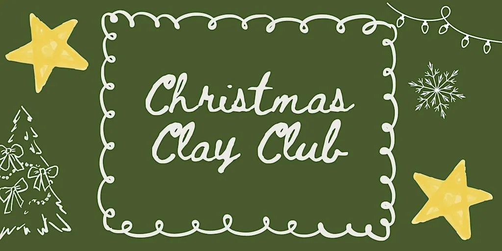 Christmas Clay Club | Gingerbread Houses at Peggy's Pots