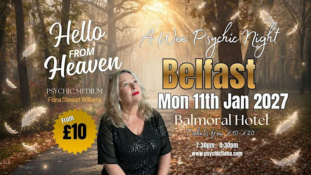 A Wee Psychic Night at Balmoral Hotel Belfast at Balmoral Hotel