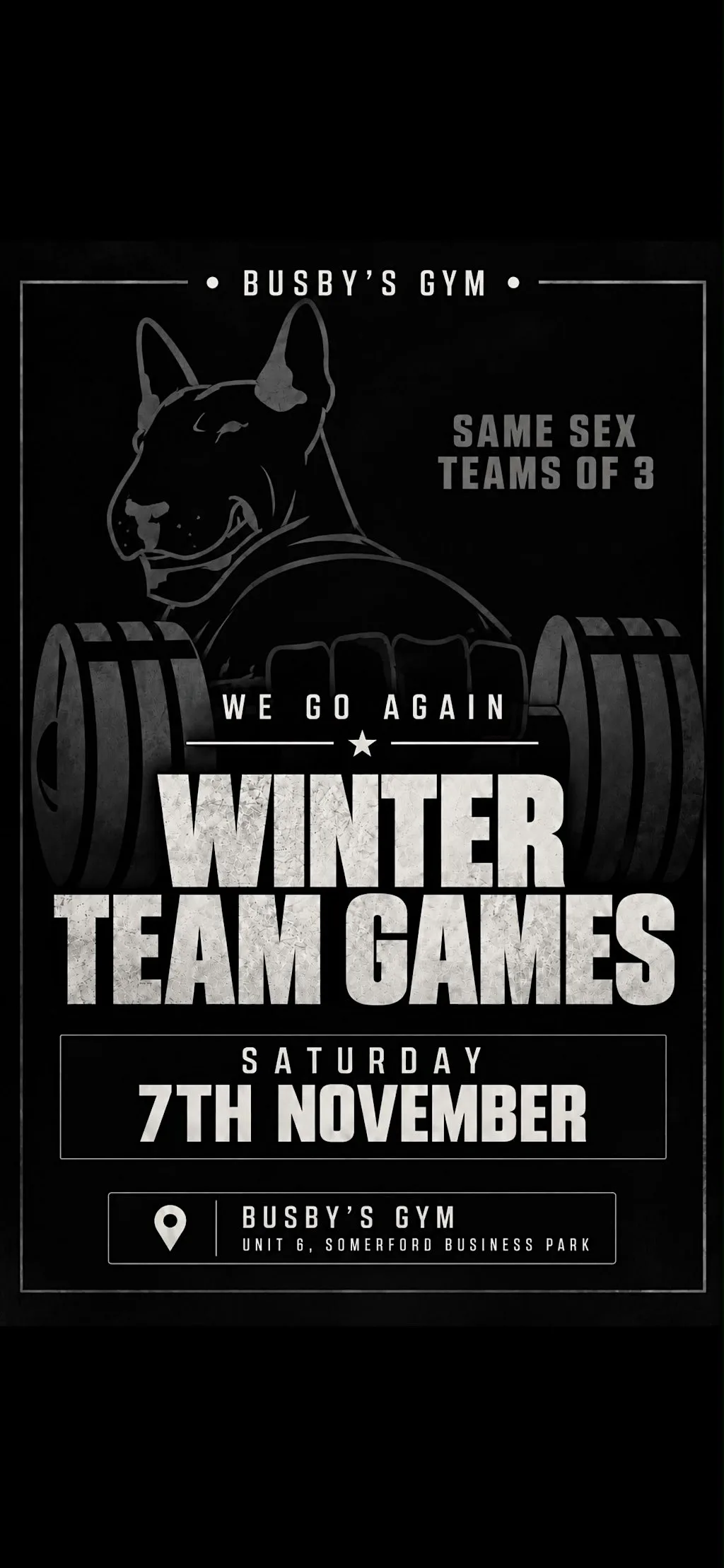 Busby’s Gym Winter Team Games