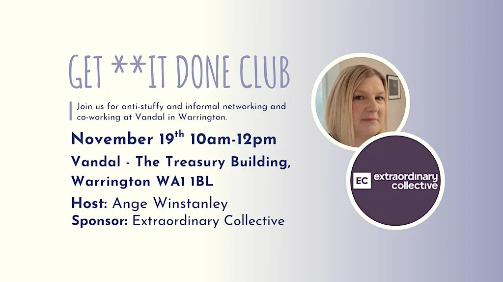 GET **IT DONE CLUB Warrington - November
