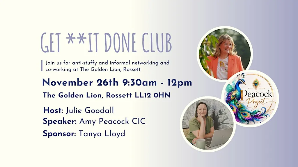 GET **IT DONE CLUB Rossett November