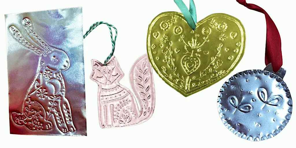 Metal Embossed Decorations with Jo Crawford (Artivity) at Artivity