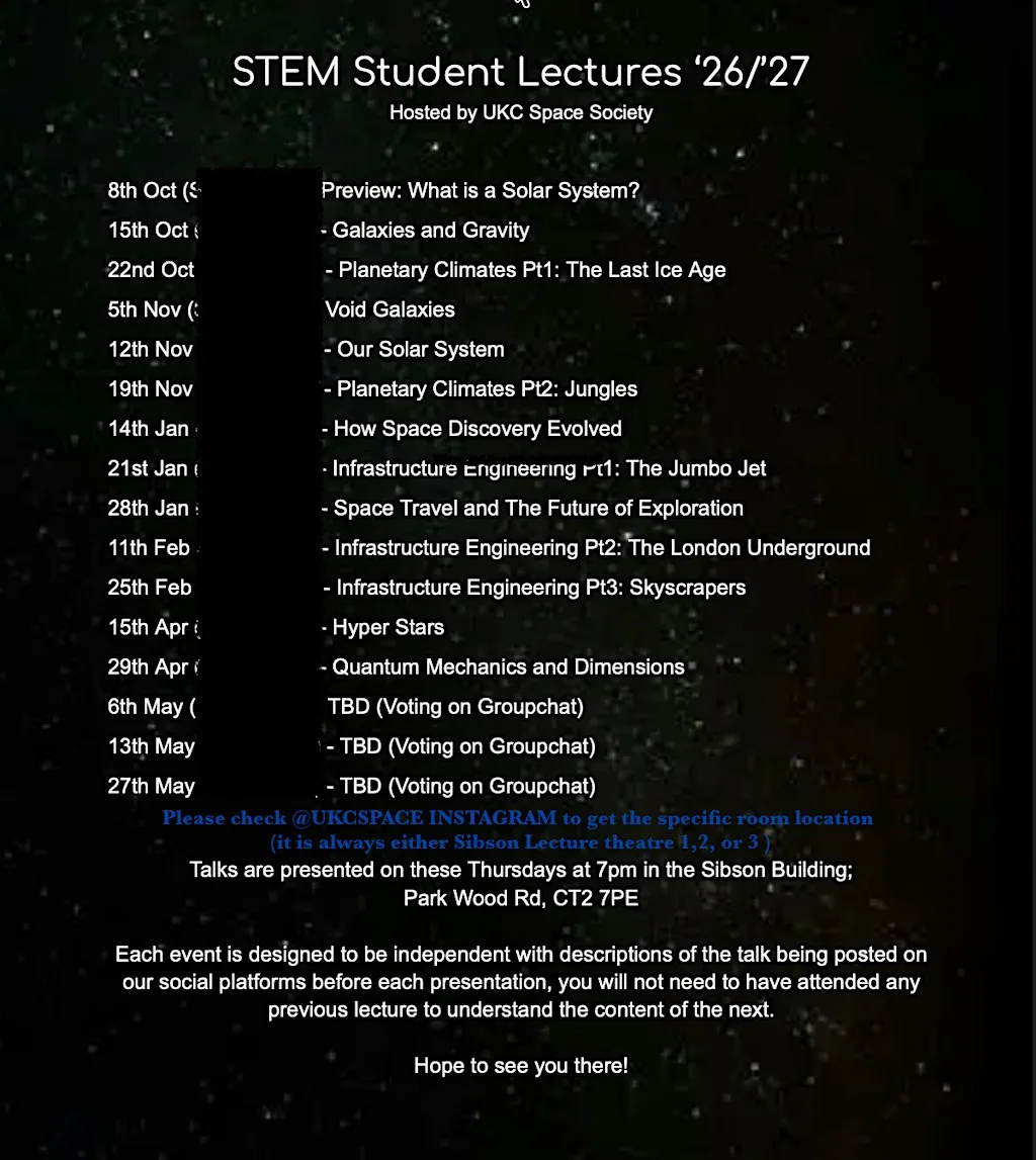 The Universe. . . in Theory - Astrophysics Lecture Series at Sibson Building