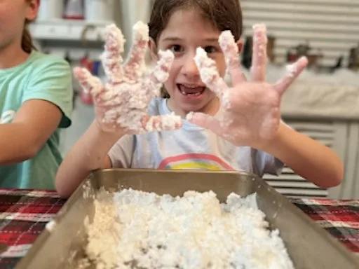 Free Kids Fake Snow Making Workshop at Cambridge Street Collective