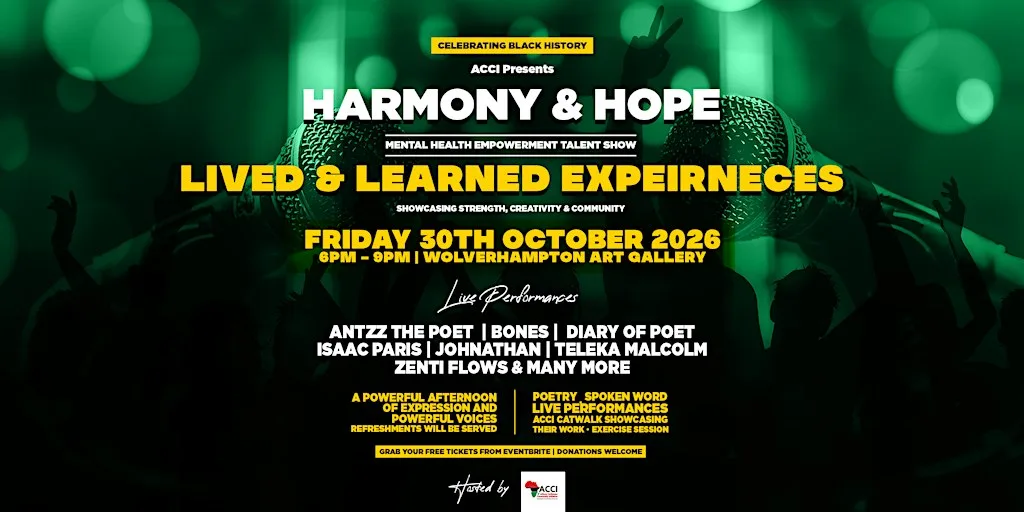 Black History Month 'Harmony & Hope' Event