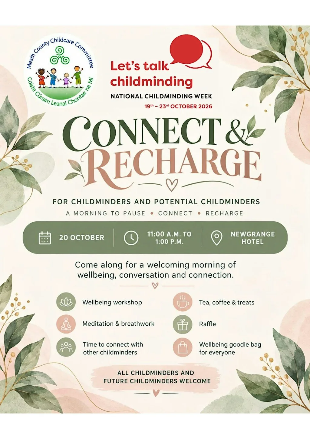 Connect and Recharge: For Childminders & Future Childminders