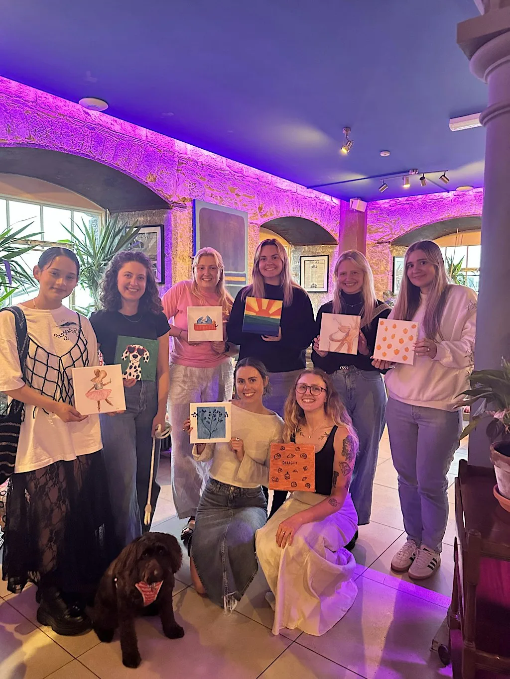 EmpowerHer Autumn Sip N Paint at BLOCK Café