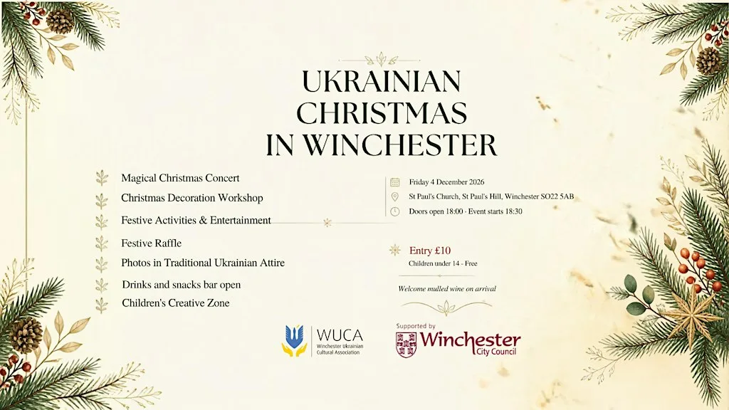 Ukrainian Christmas in Winchester 2026 at St. Paul's Church