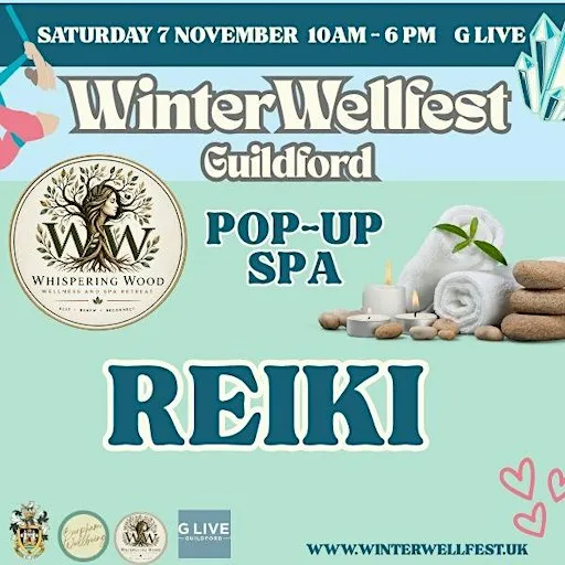 Reiki at Winter Wellfest Guildford at G Live