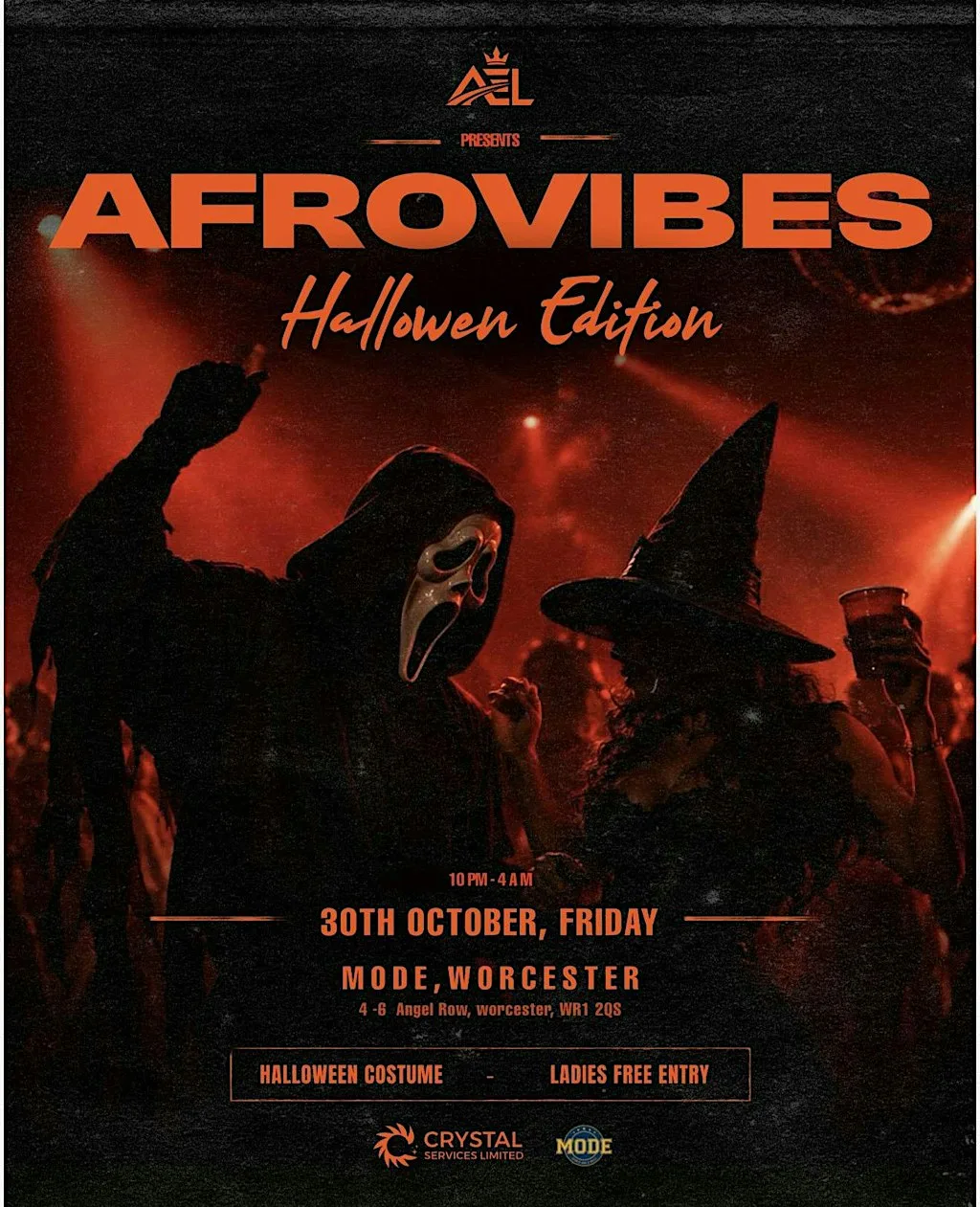 AFROVIBES HALLOWEEN EDITION at Mode Worcester