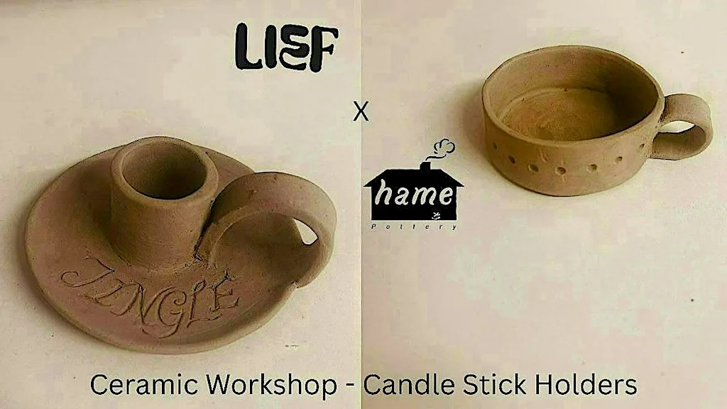 Lief x Hame Ceramic Candle stick workshop