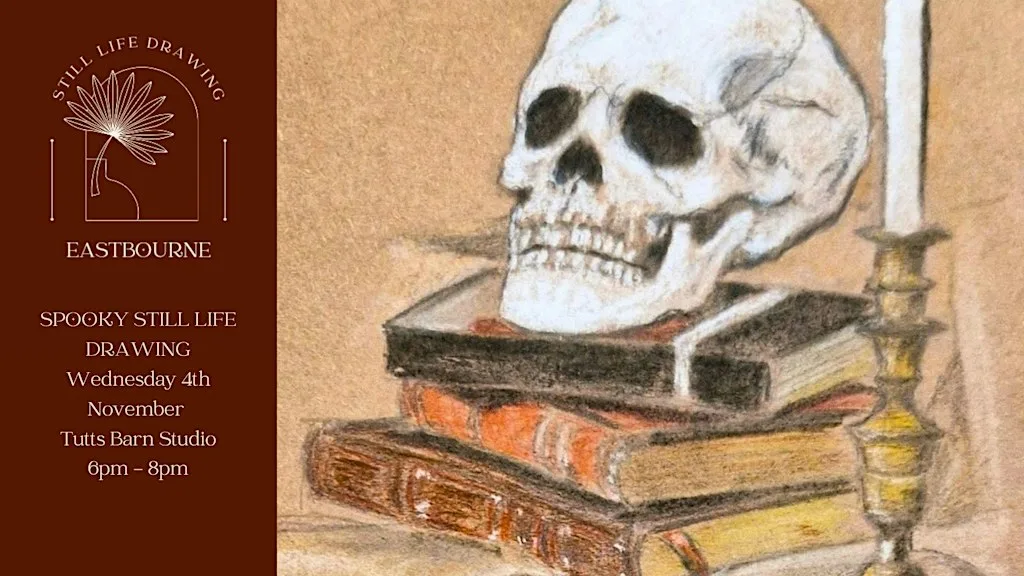 Spooky Still Life Drawing Art Session At Tutts Barn Studio 04/11/26 at Tutts Barn