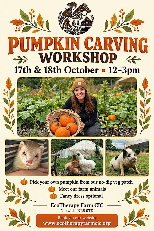 Pumpkin Craving Workshop at EcoTherapy Farm CIC