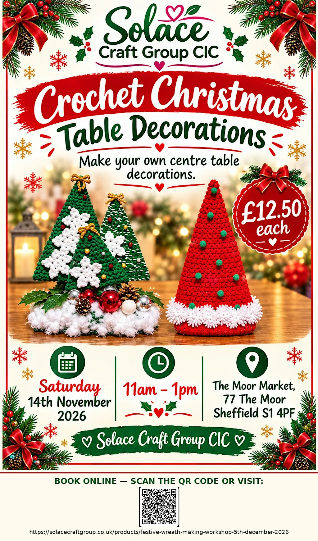 CROCHET CHRISTMAS TABLE DECORATIONS