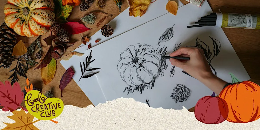 Autumn Nature Art Session - Embracing Imperfection at Wildflower Café
