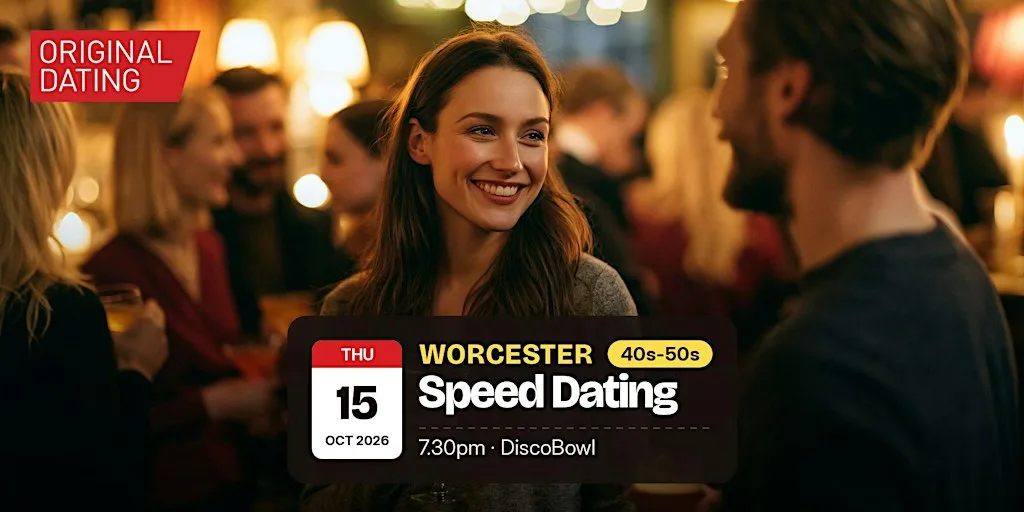 Speed Dating in Worcester @ DiscoBowl | 40s-50s at DiscoBowl Worcester