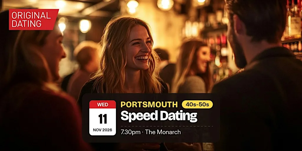 Speed Dating in Portsmouth @ The Monarch | 40s-50s at The Monarch