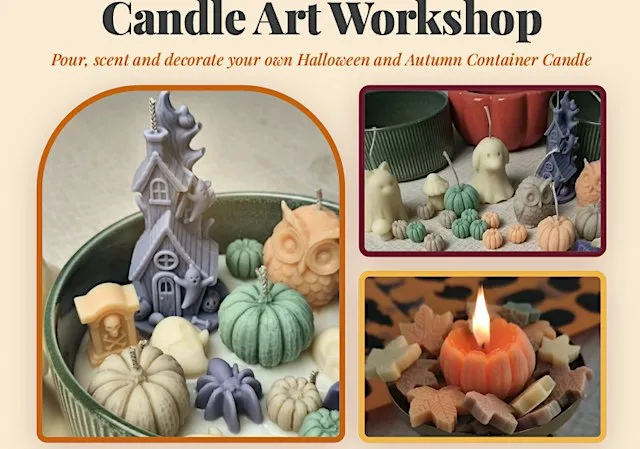 Candle Art Workshop (Halloween and Autumn) at Meridian Business Park