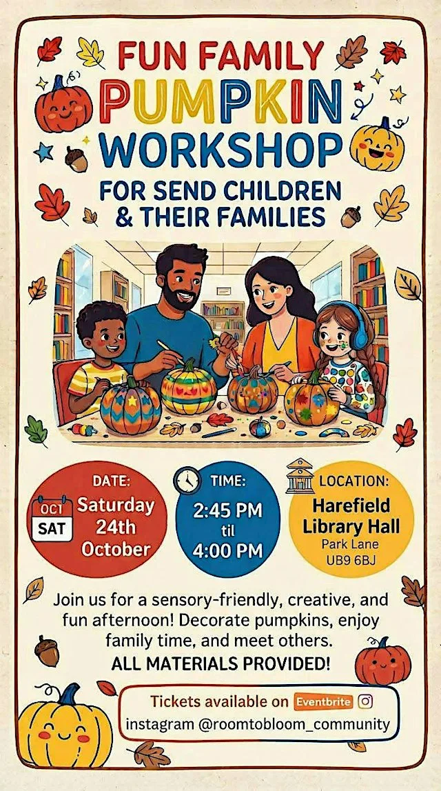 Pumpkin Workshop for SEND Children & their families