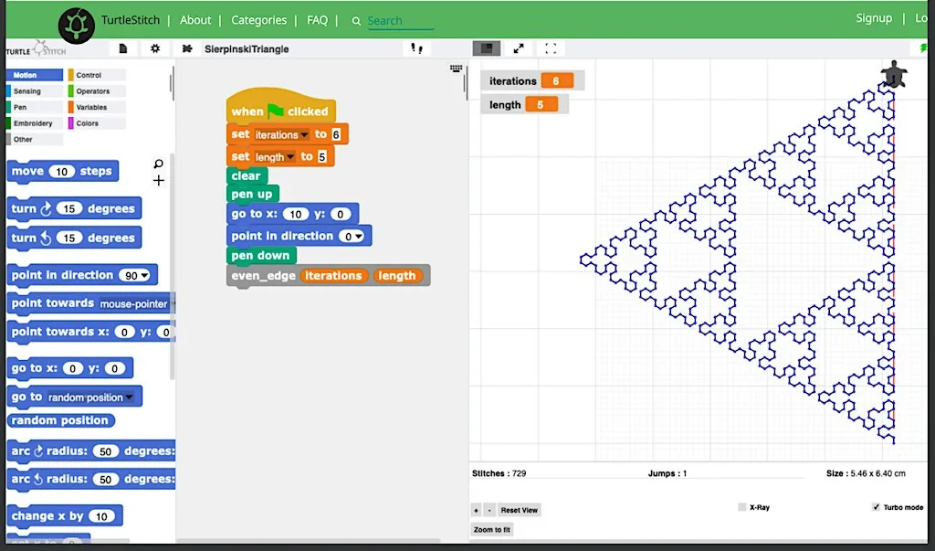 Learn TurtleStitch with CESI at TOG