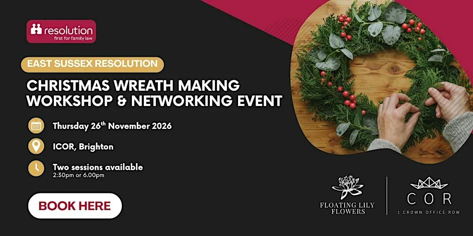 East Sussex Resolution Christmas Wreath Making Workshop & Networking Event